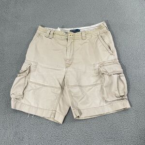 Polo Ralph Lauren Gellar Fatigue Shorts Men 36 Beige Utility Outdoor Cargo